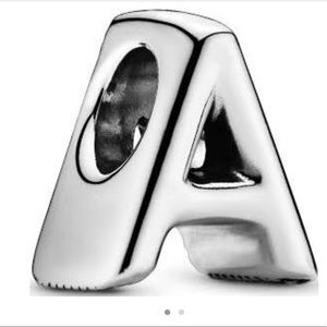 Letter A Pandora charm